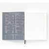 Agenda - Carnet de notes - 17 x 21,6 cm - 192 pages - Marque-page intégré
