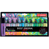 photo-Etui carton de 10 surligneurs STABILO BOSS ORIGINAL ARTY - couleurs froides