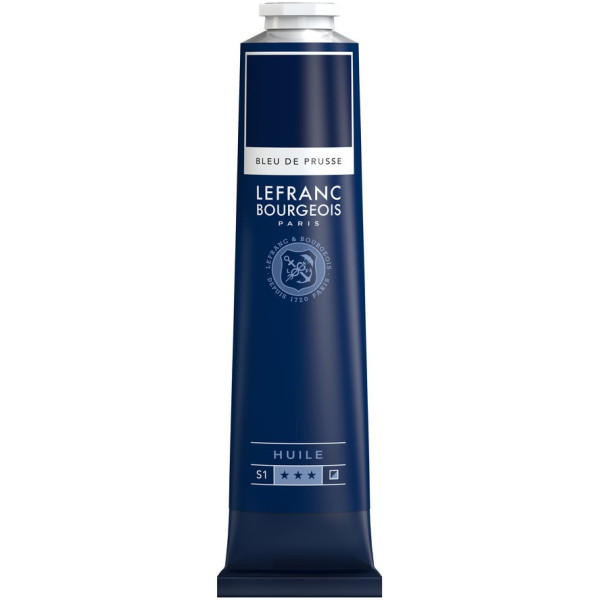 Bleu de Prusse - Tube de peinture à l'huile -150 ml - Lefranc Bourgeois