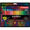 photo-Etui carton de 42 feutres de dessin STABILO pointMax ARTY - pointe moyenne