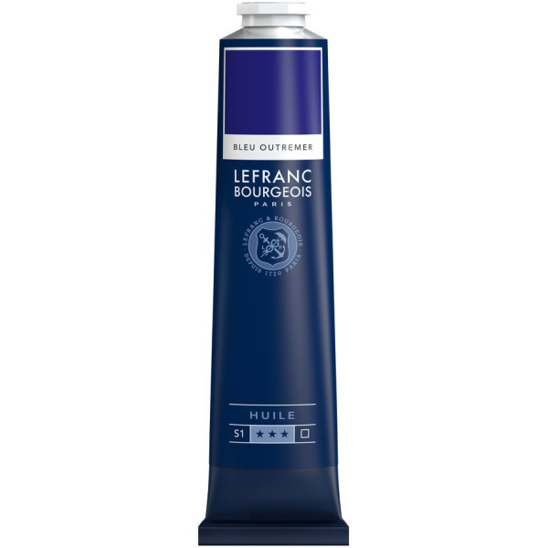 Bleu Outremer - Tube de peinture à l'huile -150 ml - Lefranc Bourgeois