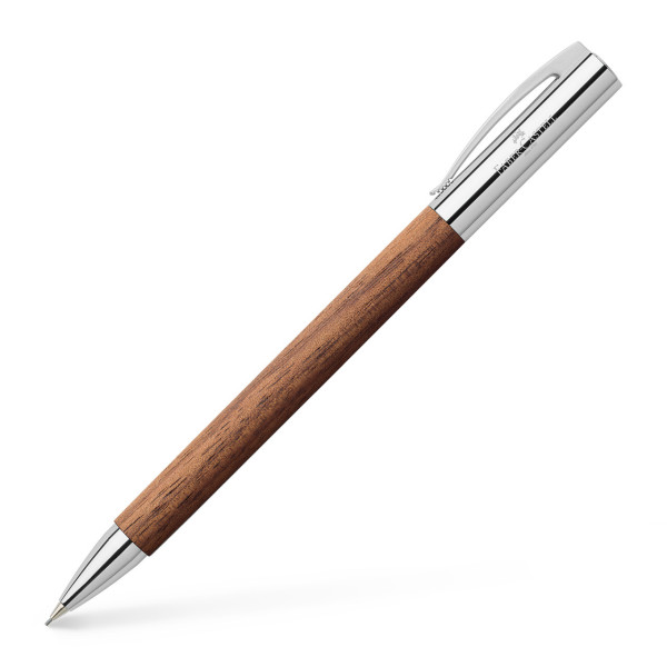 photo-Porte-mine - Mine graphite 0,7mm - Bois noyer - Faber-Castell - Ambition