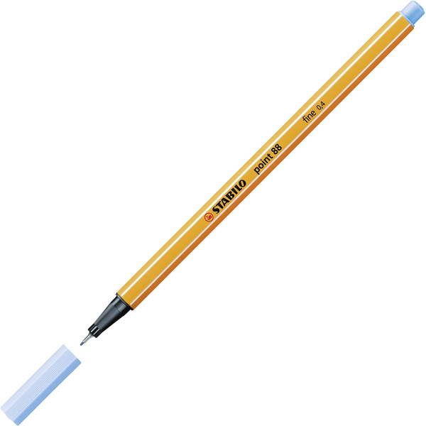Stylo-feutre STABILO point 88 - pointe fine - Bleu glace