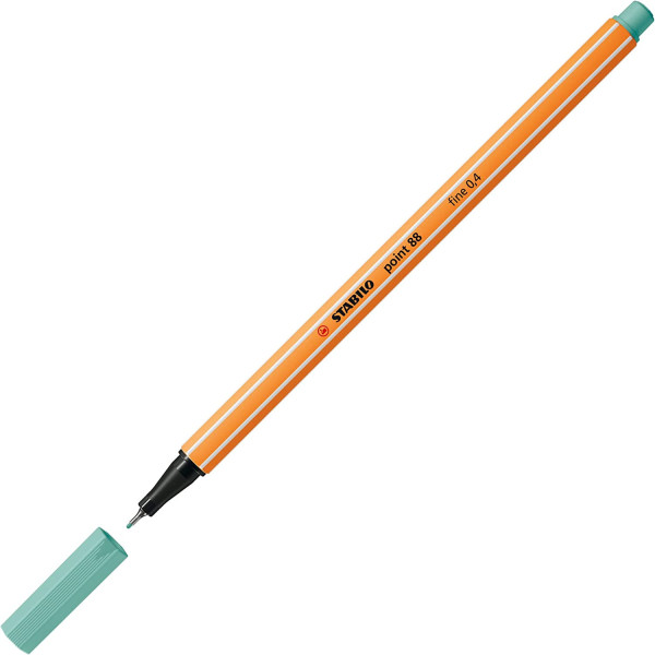Stylo-feutre STABILO point 88 - pointe fine - Bleu eucalyptus