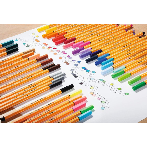 Stylo-feutre STABILO point 88 - pointe fine - Vert glace