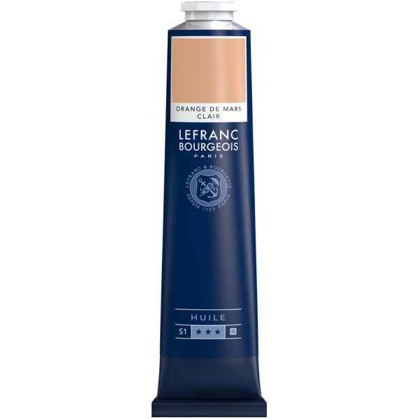 Orange de Mars - Tube de peinture à l'huile -150 ml - Lefranc Bourgeois