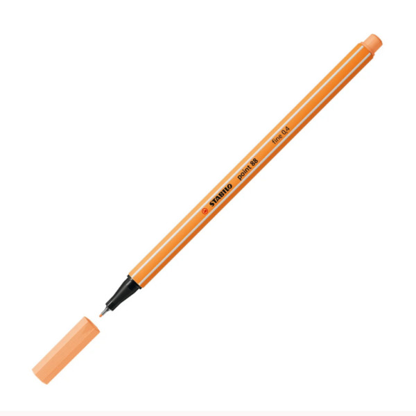 Stylo-feutre STABILO point 88 - pointe fine - Orange clair