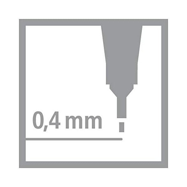 Stylo-feutre STABILO point 88 - pointe fine - Orange clair