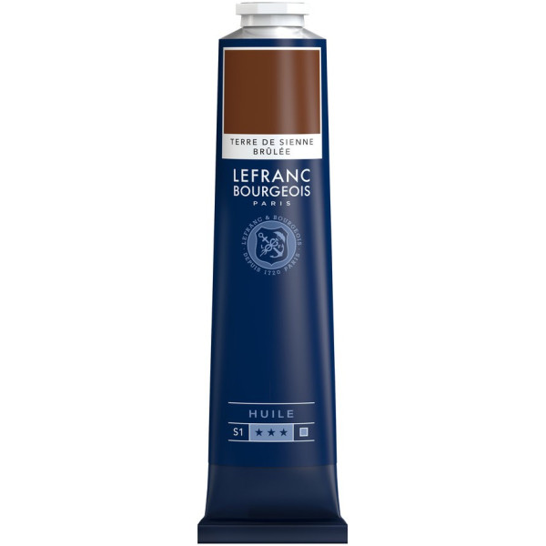 Terre de Sienne Brulée - Tube de peinture à l'huile -150 ml - Lefranc Bourgeois