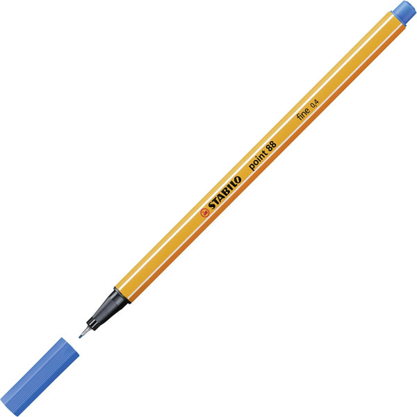 Stylo-feutre STABILO point 88 - pointe fine - Bleu outremer