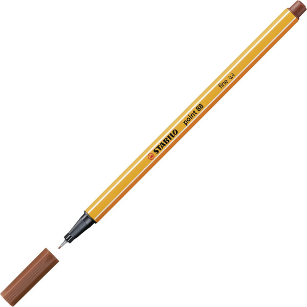 Stylo-feutre STABILO point 88 - pointe fine - Sanguine