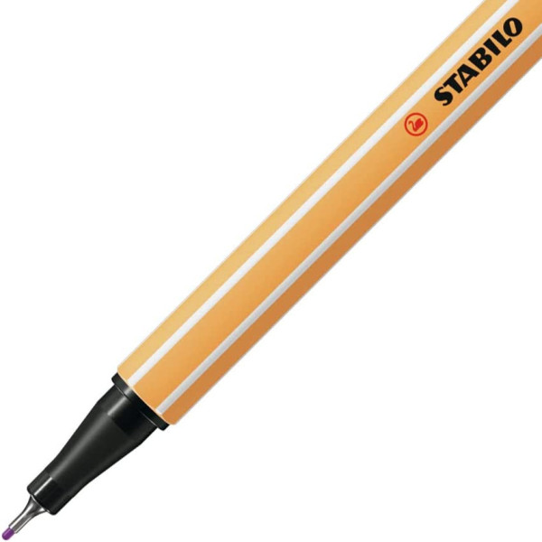 Stylo-feutre STABILO point 88 - pointe fine - Violet prune