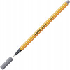 Stylo-feutre STABILO point 88 - pointe fine - Gris foncé