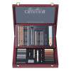 photo-Coffret - Beaux-Arts - Matériel de dessin - 53 pièces - Cretacolor