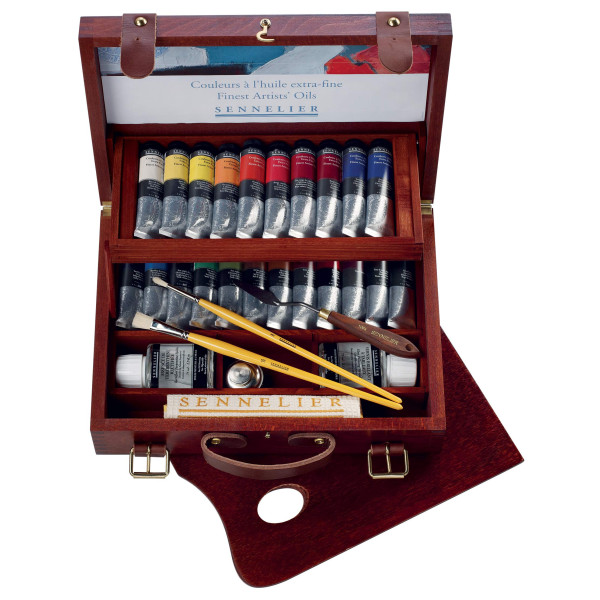 photo-Coffret - Peinture à l'huile extra-fine - Sennelier - 22 tubes de 40 ml