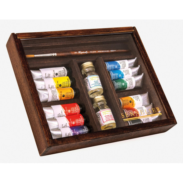 Coffret - Peinture à l'huile - Sennelier - Rive gauche - 12 tubes de 10ml