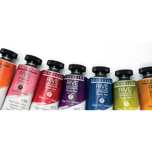 Coffret - Peinture à l'huile - Sennelier - Rive gauche - 12 tubes de 10ml
