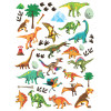 photo-Gommettes - Dinosaures - T-Rex - Tricératops - 72 pièces