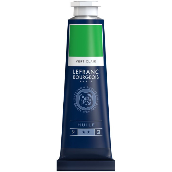 Vert Clair - Tube de peinture à l'huile - 40 ml - Lefranc Bourgeois