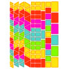 photo-Gommettes formes géométriques - Rectangle - Triangle - 244 pièces
