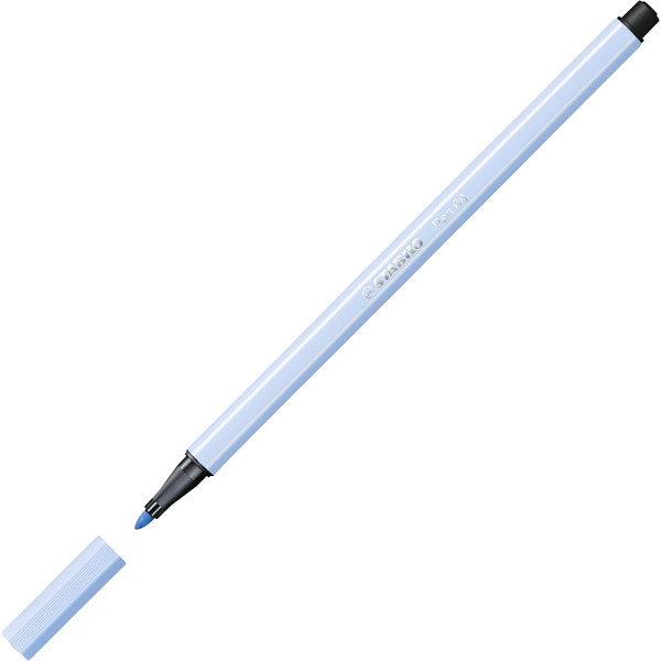 Feutre de dessin STABILO Pen 68 - pointe moyenne - Bleu cobalt clair