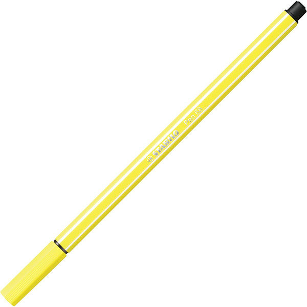 photo-Feutre de dessin STABILO point 68 - pointe moyenne - Jaune citron