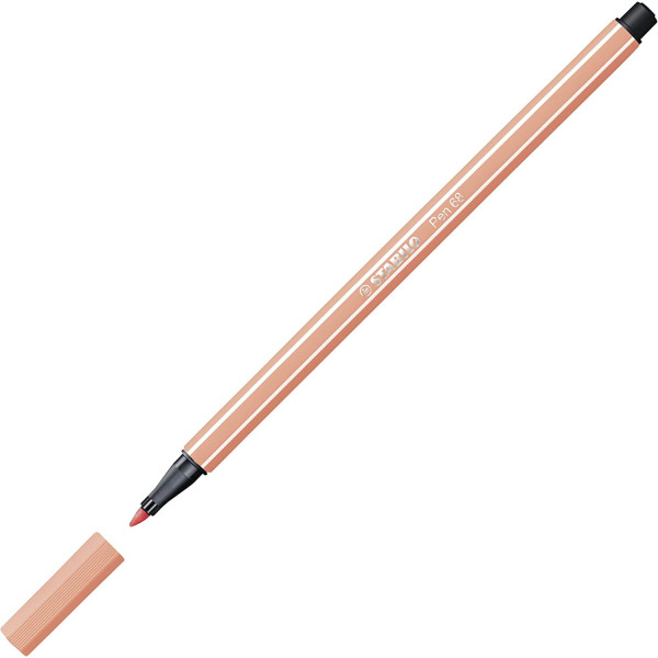 Feutre de dessin STABILO Pen 68 - pointe moyenne - Beige clair