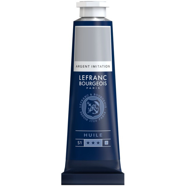 Argent - Tube de peinture à l'huile - 40 ml - Lefranc Bourgeois