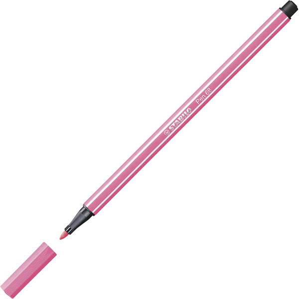 Feutre de dessin STABILO Pen 68 - pointe moyenne - Rose