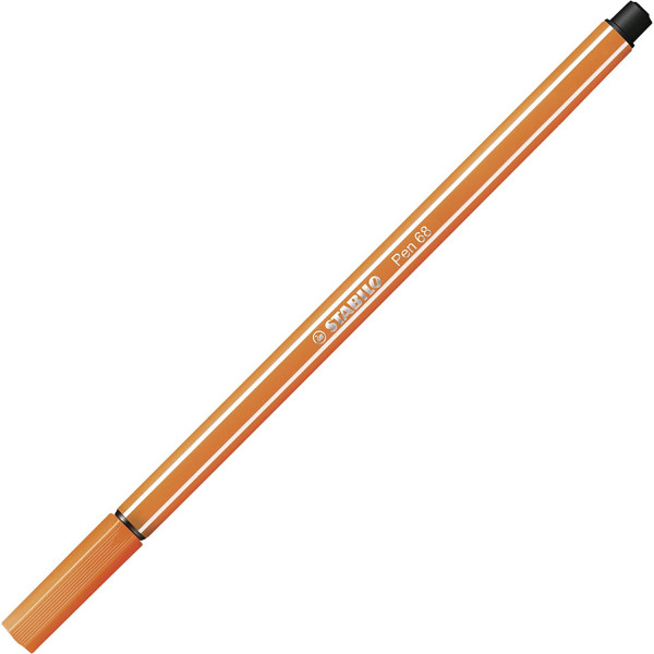 photo-Feutre de dessin STABILO point 68 - pointe moyenne - Orange foncé