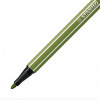 Feutre de dessin STABILO Pen 68 - pointe moyenne - Vert mousse
