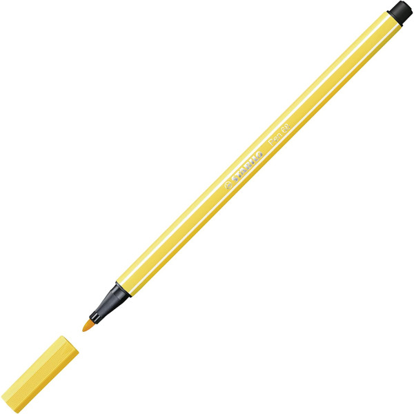 Feutre de dessin STABILO Pen 68 - pointe moyenne - Jaune