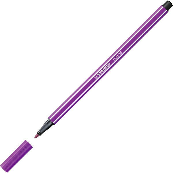 Feutre de dessin STABILO Pen 68 - pointe moyenne - Lilas