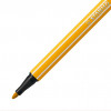 Feutre de dessin STABILO Pen 68 - pointe moyenne - Jaune curry