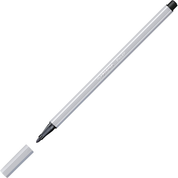 Feutre de dessin STABILO Pen 68 - pointe moyenne - Gris clair