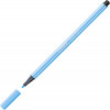 Feutre de dessin STABILO Pen 68 - pointe moyenne - Bleu fluo