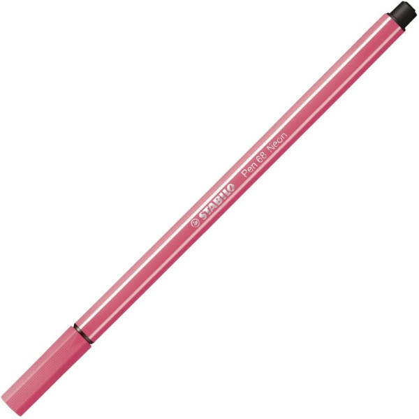 photo-Feutre de dessin STABILO point 68 - pointe moyenne - Rose fluo