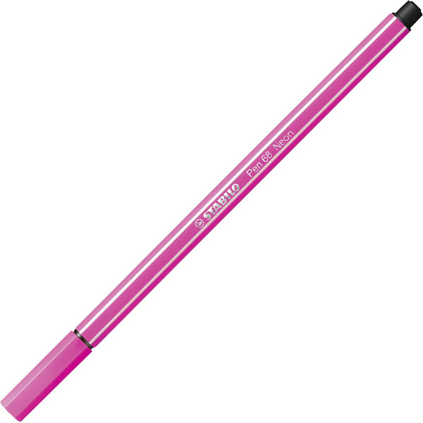 photo-Feutre de dessin STABILO point 68 - pointe moyenne - Rose fluo