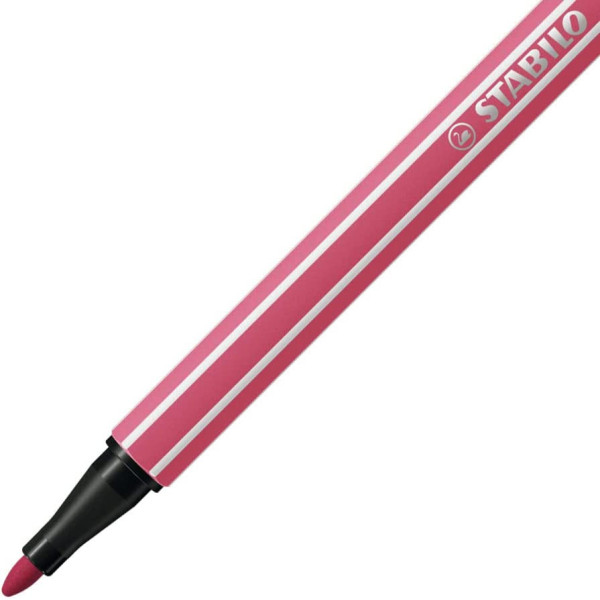 Feutre de dessin STABILO Pen 68 - pointe moyenne - Rouge grenadine