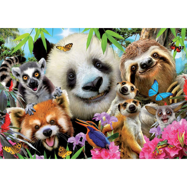 Puzzle - Le selfie des animaux - 300 pièces - Educa