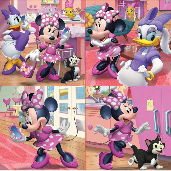 Puzzle - Daisy et Minnie - Disney - 4 puzzles - Dès 3 ans - Educa