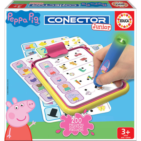 photo-Jeu éducatif - Peppa Pig - Conector Junior - Dès 3 ans - Educa