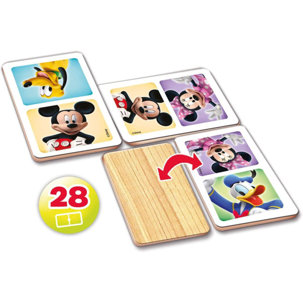 Jeu de société - Domino - Mickey - Dès 3 ans - Educa