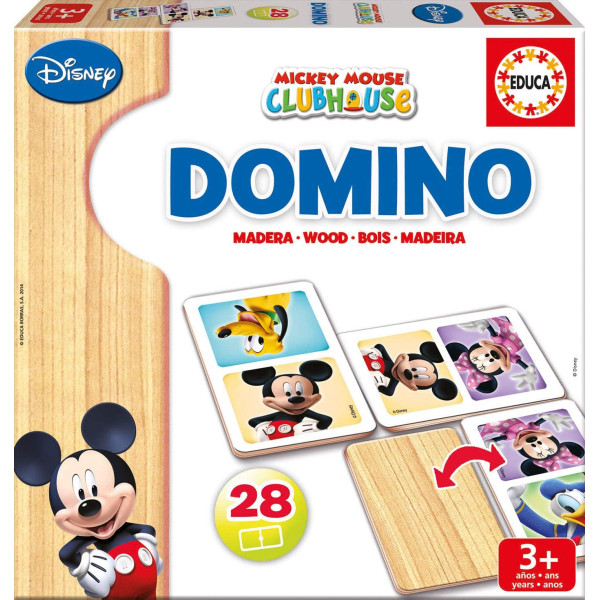 photo-Jeu de société - Domino - Mickey - Dès 3 ans - Educa