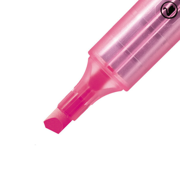 Lot de 10 surligneurs rose fluo - STABILO Swing cool