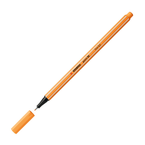 Stylo-feutre STABILO point 88 - pointe fine - Orange papaye