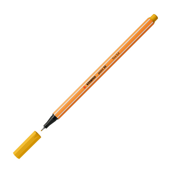 Stylo-feutre STABILO point 88 - pointe fine - Jaune curry