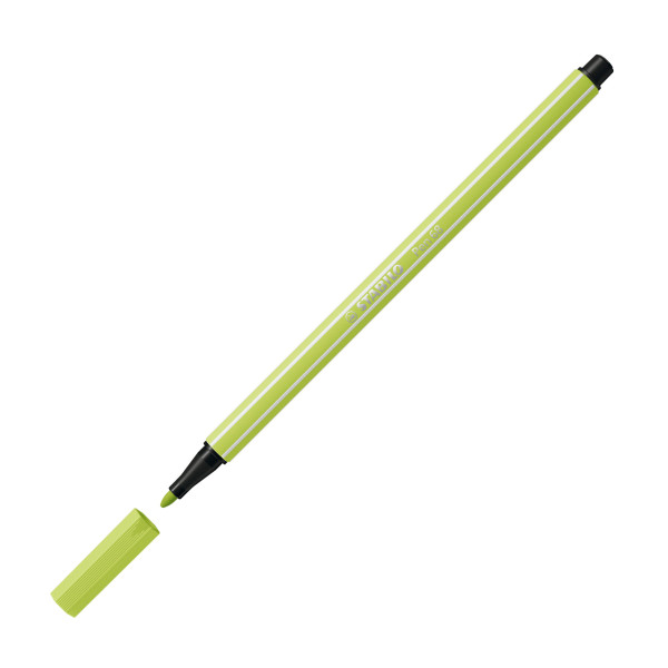 Feutre de dessin STABILO Pen 68 - pointe moyenne - Vert citron