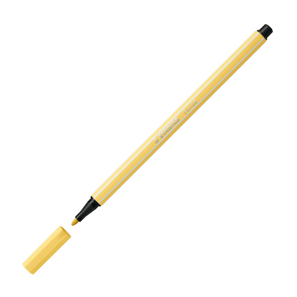 Feutre de dessin STABILO Pen 68 - pointe moyenne - Jaune clair