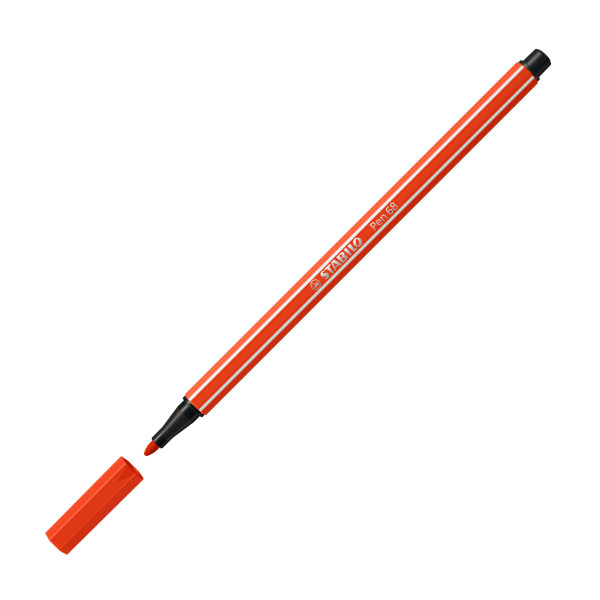 Feutre de dessin STABILO Pen 68 - pointe moyenne - Rouge clair